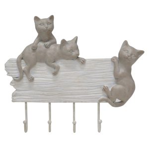 Kapstok Kat 4 haaks Beige