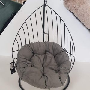 Caviar metalen hangstoel 55x35x98cm