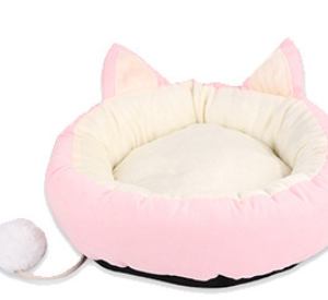 Bohemia cute cat mand roze diameter 48