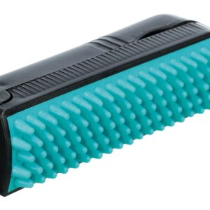 pluizenrol met borstel 23cm zwart oranje