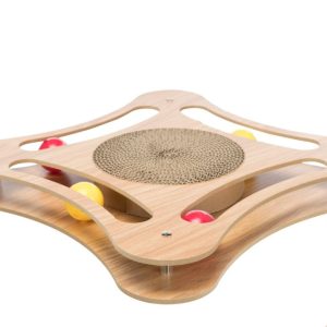 Krabkarton in houten raam vierkant 35*35 cm