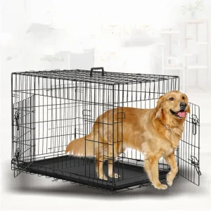 Opvouwbare Hondenbench – Metalen Draadkooi voor Grote Honden & Katten