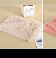 pluche matje beige large