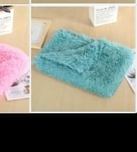 pluche matje zeeblauw large