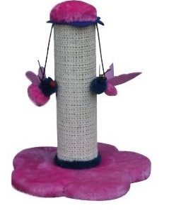 kittenpaal bloem mini roze blauw .25X25X30