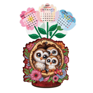 Diamond Painting Kalender – Uilen