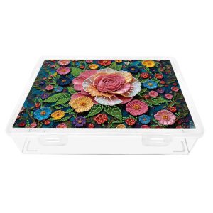 Diamond Painting Opbergbox – Roos