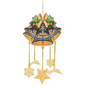 Diamond Painting 3D Raamhanger – Kerstklokken
