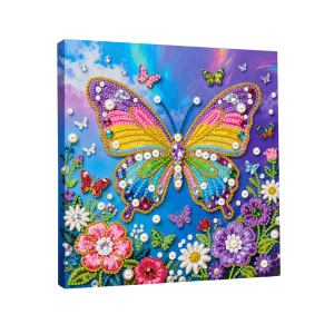 Diamond Painting Schilderij Vlinder – Pearl Collectie