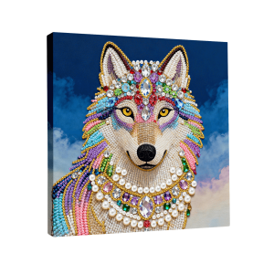 Diamond Painting Schilderij Wolf – Pearl Collectie