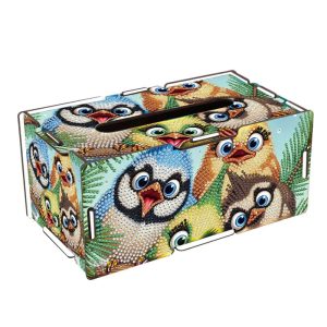 Diamond Painting Tissuebox – Vogels