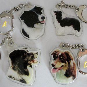 Sleutelhanger – Border Collie – Gummi