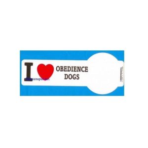 Sticker – I Love – Obedience Dogs
