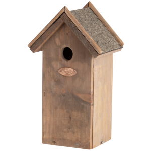 Nestkast Rosa voor koolmezen met bitumen dak