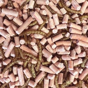 Premium Bessen Vetpellets met gedroogde meelwormen