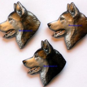 Broche – Alaska Malamute – Kop Groot
