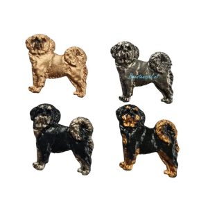 Pinbroche – Tibetaanse Mastiff