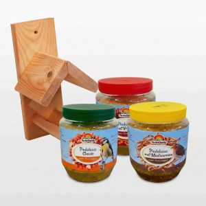 Vogelpindakaas Start Pakket Vuren Houder