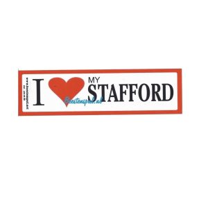 Sticker – I Love – Stafford