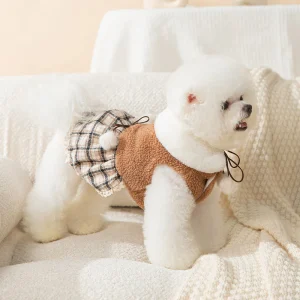 Woefielux 'Tiny Bear' Puppy Jurkje – Schattig Berenontwerp – Luxe Huisdierkleding voor Hond & Kat - cute and shiny collectie