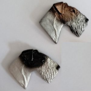 Broche – Fox Terrier Draadhaar – Kop Groot