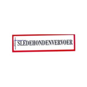 Sticker – Sledehondenvervoer