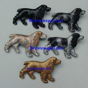 Broche – Engelse Cocker Spaniel – Gecoupeerd