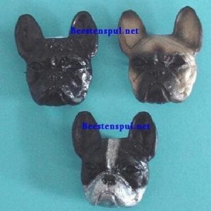 Broche – Franse Bulldog – Kop