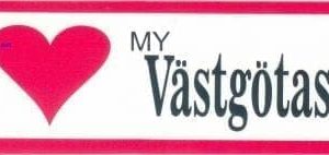 Sticker – I Love – Västgötaspets