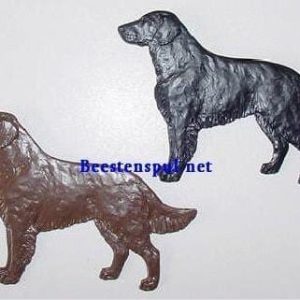 Decoratieplaat – Flatcoated Retriever
