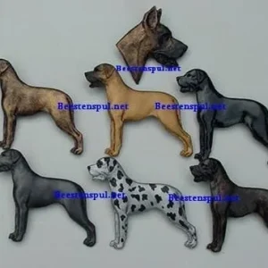 Broche – Duitse Dog