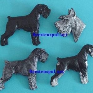 Broche – Schnauzer – Gecoupeerd