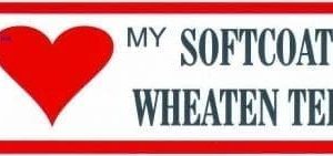 Sticker – I Love – Softcoated Wheaten Terrier