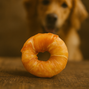 Gepofte ring met kip 12,5 cm -128 gram