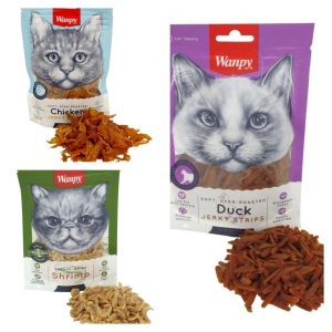 3 verschillende Wanpy Snacks