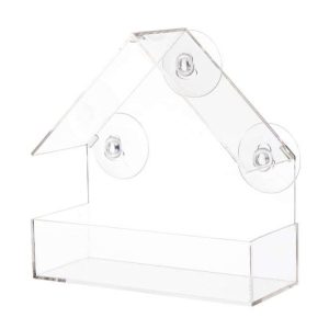 2 Vogelvoederhuisjes incl. zuignappen